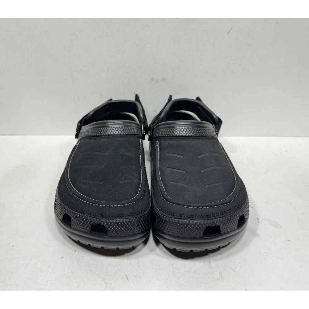 Crocs Yukon Vista II Clog Sandal Men's Size 12 Black New without Tags 207142